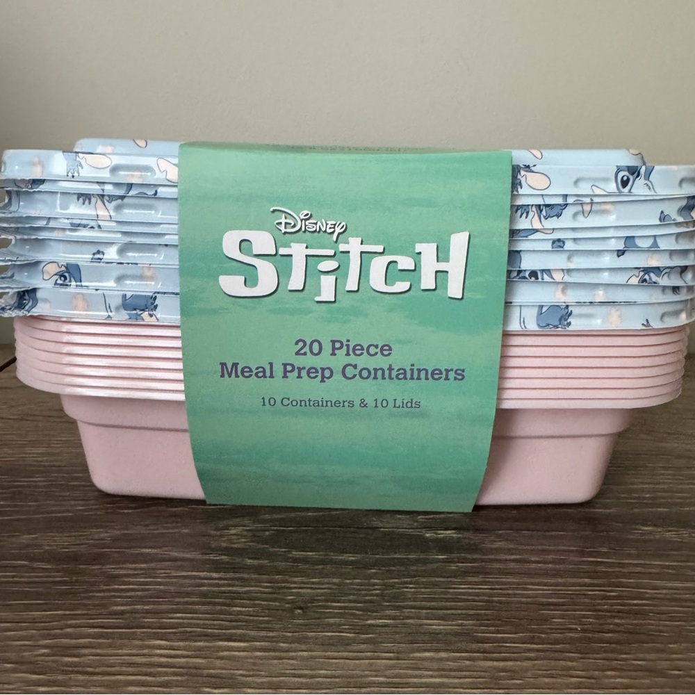 Disney Stitch Food Storage Containers NEW Bento Meal Prep To Go Box - Picture 2 of 4